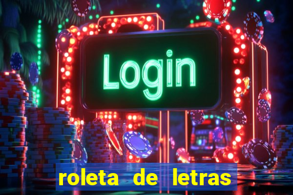 roleta de letras stop online